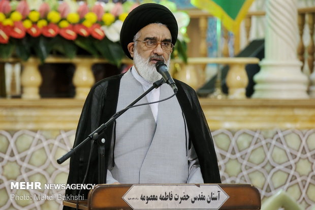 آیین خطبه خوانی حرم مطهر حضرت معصومه (س)