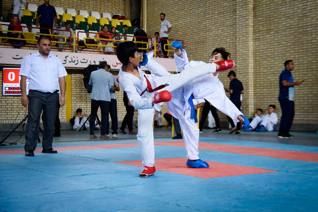 مسابقات کاراته استان تهران در پاکدشت برگزار شد