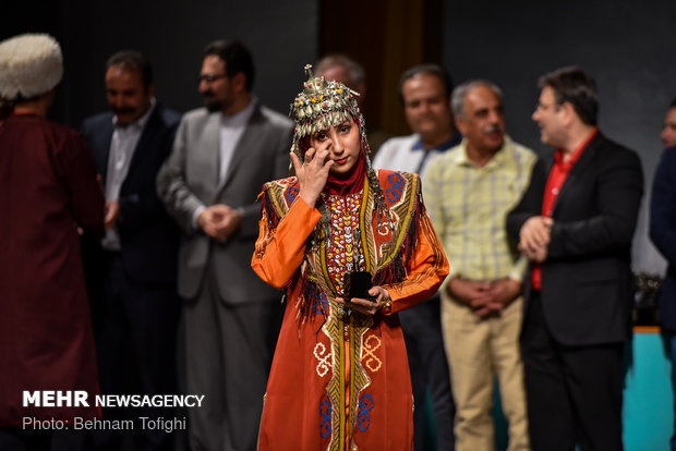 Closing ceremony of folklore section at National Festival of Youth Music