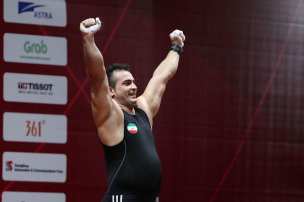 Moradi takes gold at West Asian Weightlifting C’ships