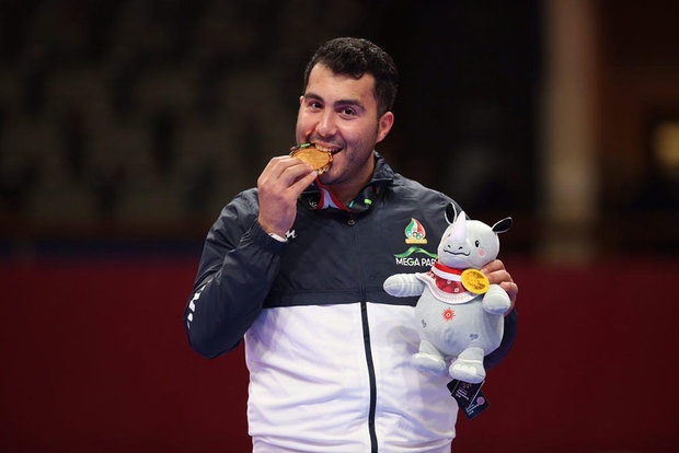 گنج زاده تنها طلای ایران را کسب کرد |  پایان کار ایران با ۵ مدال