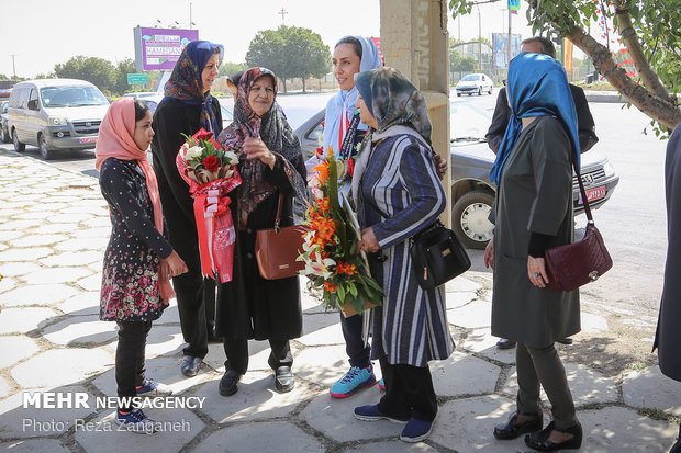 استقبال از مدال آوران بازیهای آسیایی جاکارتا درهمدان‎