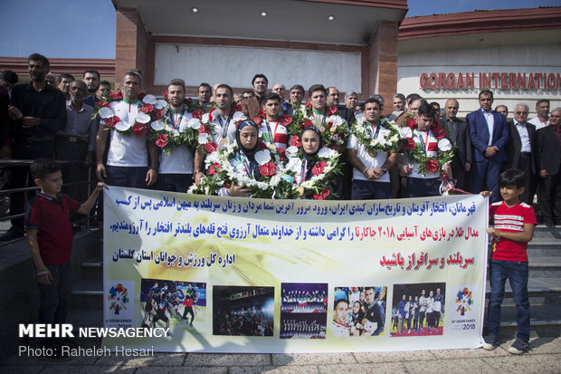 Golestan prov.’s Kabaddi athletes highly welcomed 