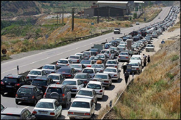 ترافیک نیمه سنگین در برخی از جاده های زنجان حاکم است 