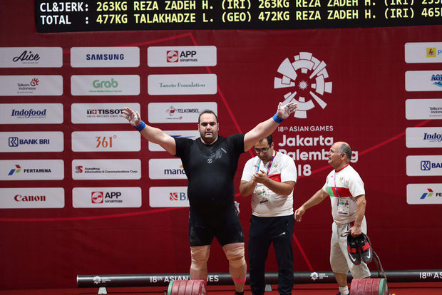 Gold, silver medals for Iranian weightlifters