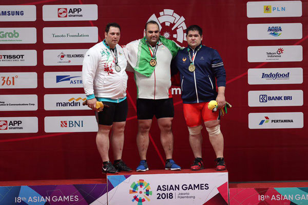 Gold, silver medals for Iranian weightlifters