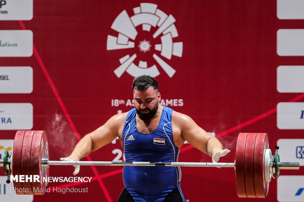 مسابقات آسیایی اندونزی - وزنه برداری سنگین وزن