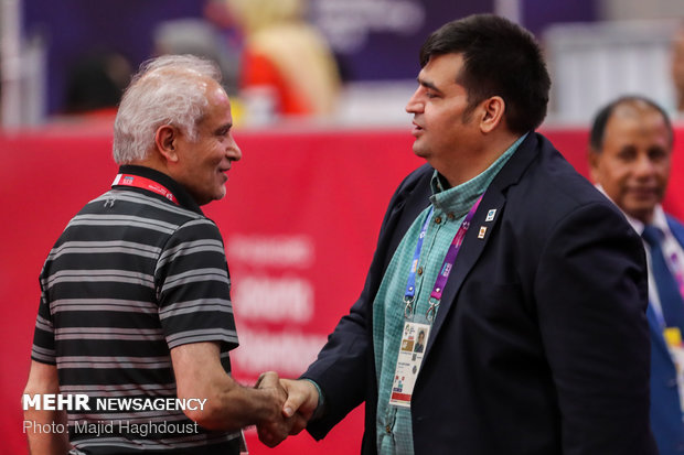 مسابقات آسیایی اندونزی - وزنه برداری سنگین وزن