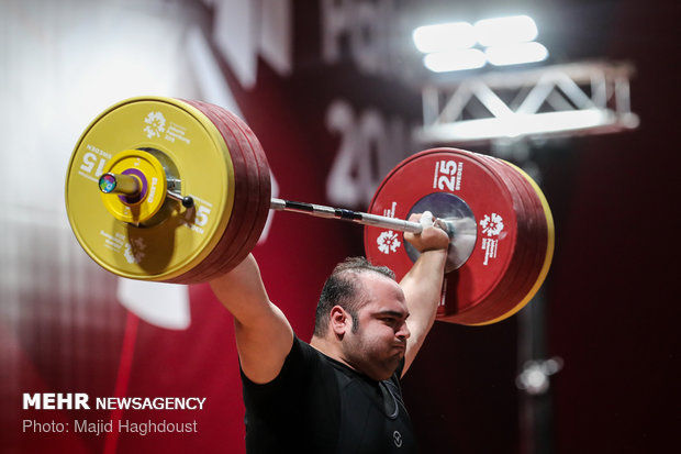 مسابقات آسیایی اندونزی - وزنه برداری سنگین وزن