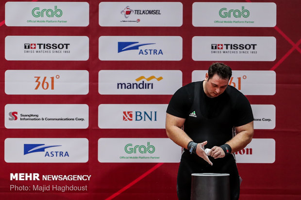 مسابقات آسیایی اندونزی - وزنه برداری سنگین وزن