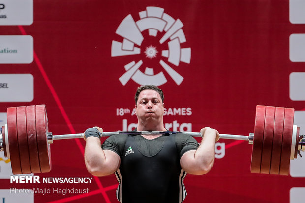 مسابقات آسیایی اندونزی - وزنه برداری سنگین وزن