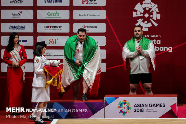 مسابقات آسیایی اندونزی - وزنه برداری سنگین وزن