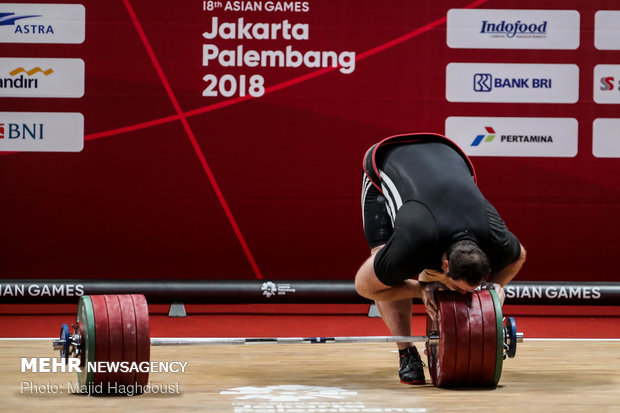 مسابقات آسیایی اندونزی - وزنه برداری سنگین وزن
