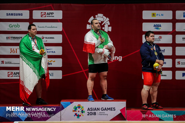 مسابقات آسیایی اندونزی - وزنه برداری سنگین وزن