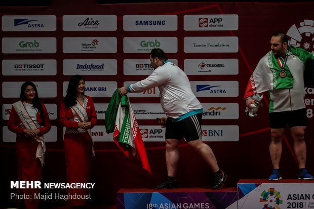 مسابقات آسیایی اندونزی - وزنه برداری سنگین وزن