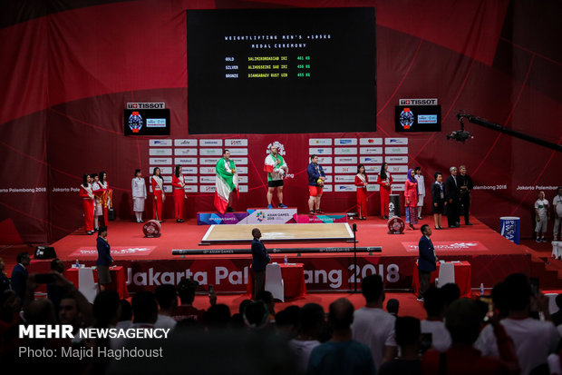 مسابقات آسیایی اندونزی - وزنه برداری سنگین وزن