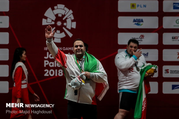 مسابقات آسیایی اندونزی - وزنه برداری سنگین وزن