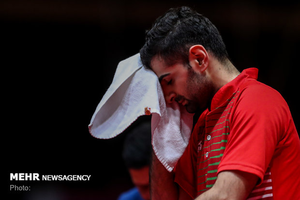 Iran vs Thailand in table tennis event of 2018 Asian Games