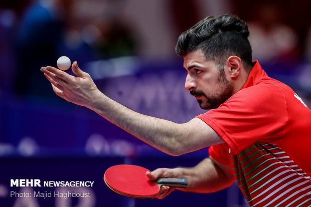 Iran vs Thailand in table tennis event of 2018 Asian Games