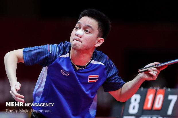 Iran vs Thailand in table tennis event of 2018 Asian Games