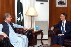 دیدار سفیر چین در اسلام آباد با وزیر خارجه پاکستان