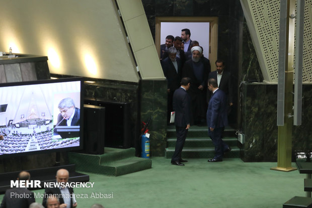 Rouhani in Parl. to answer MPs' questions