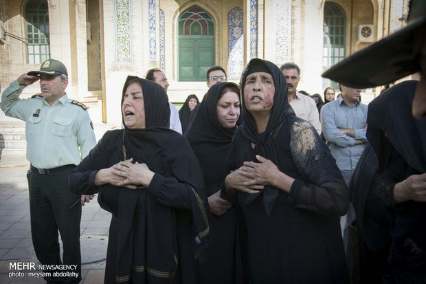 تشییع پیکر مطهر شهید سرهنگ خلبان «فتاحی» در کرمانشاه