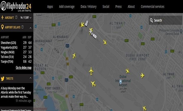 ارتباك حركة الملاحة في مطار دبي الدولي إثر ضربة  الطيران المسير اليمني 