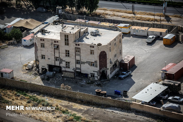 Aerial shots of Kermanshah quake-hit areas after 290 days