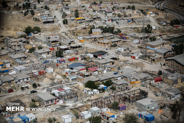 Aerial shots of Kermanshah quake-hit areas after 290 days