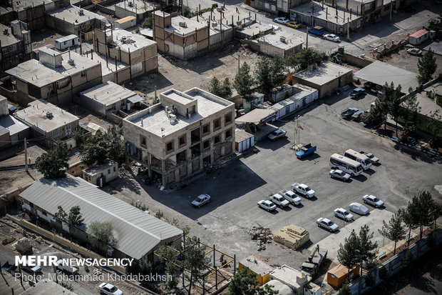 Aerial shots of Kermanshah quake-hit areas after 290 days