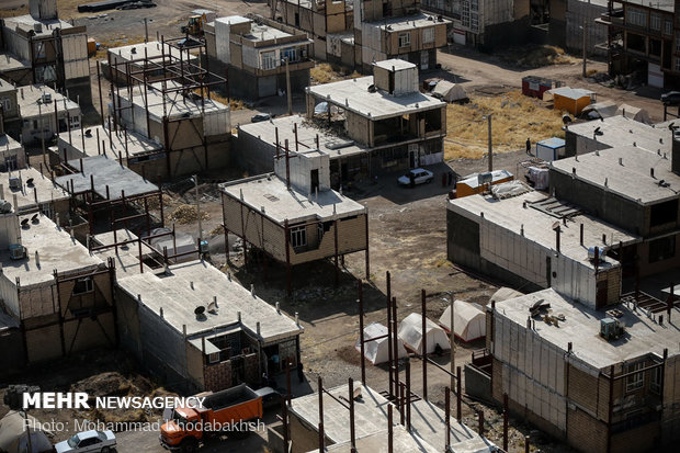 Aerial shots of Kermanshah quake-hit areas after 290 days