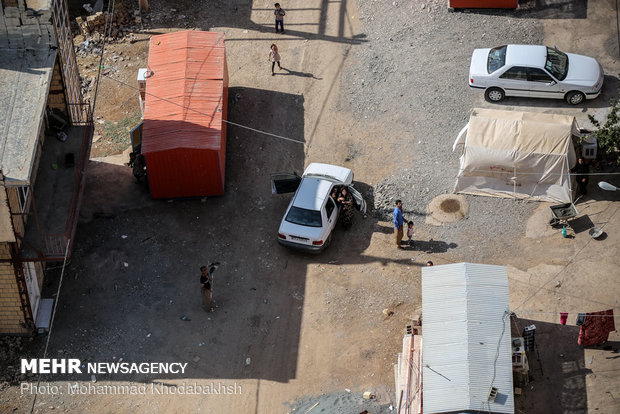 Aerial shots of Kermanshah quake-hit areas after 290 days