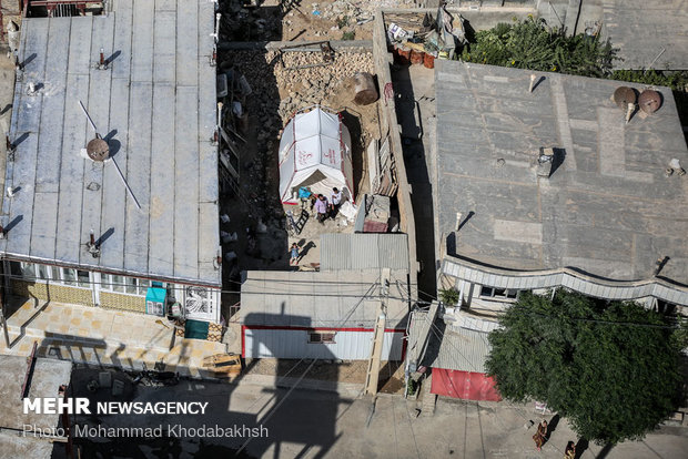 Aerial shots of Kermanshah quake-hit areas after 290 days