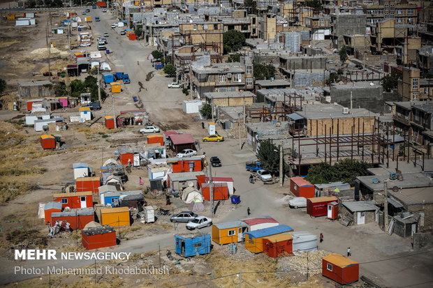 Aerial shots of Kermanshah quake-hit areas after 290 days