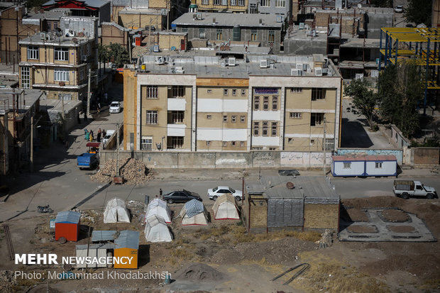 Aerial shots of Kermanshah quake-hit areas after 290 days