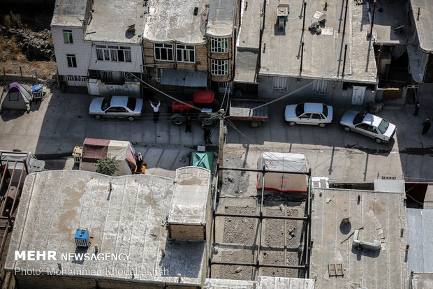 Aerial shots of Kermanshah quake-hit areas after 290 days