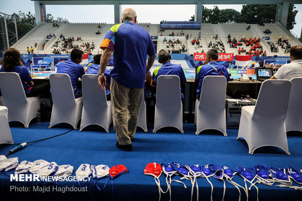 Iran water polo team loses to Kazakhstan