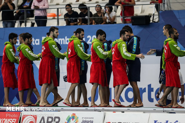 Iran water polo team loses to Kazakhstan