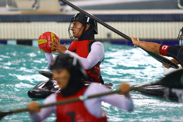 Iran claims title of women’s canoe polo: Asian Games
