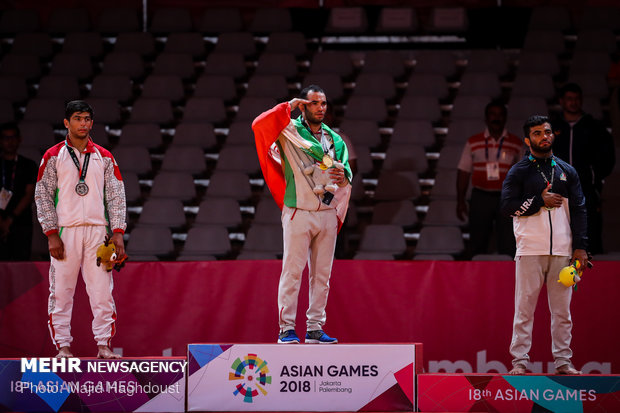 Elyas Ali Akbari wins 18th gold for Iran in Asian Games