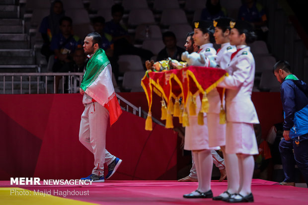 Elyas Ali Akbari wins 18th gold for Iran in Asian Games