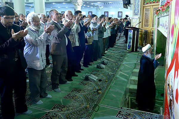 نماز عید سعید غدیر خم در حرم حضرت عبدالعظیم حسنی(ع) اقامه شد