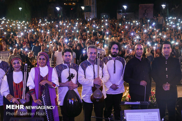 Open air concert in Ab-o-Atash Park