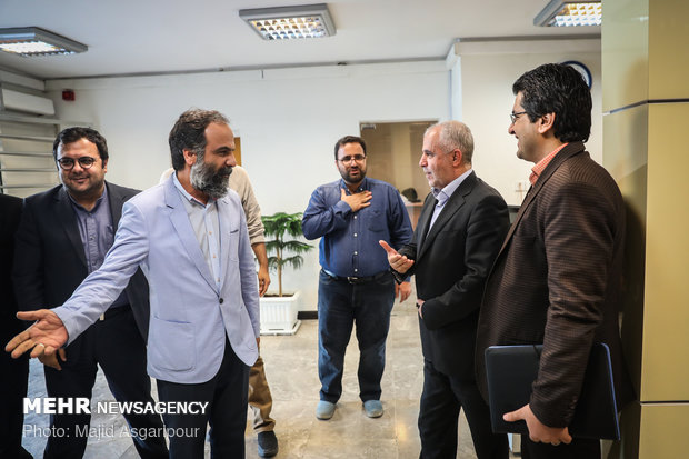 Tehran Municipality cultural official visits MNA