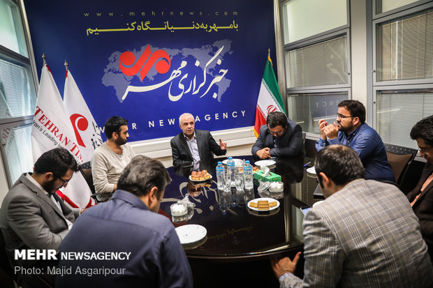 Tehran Municipality cultural official visits MNA