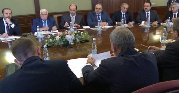 Al-Moallem, Borisov discuss bolstering coop.