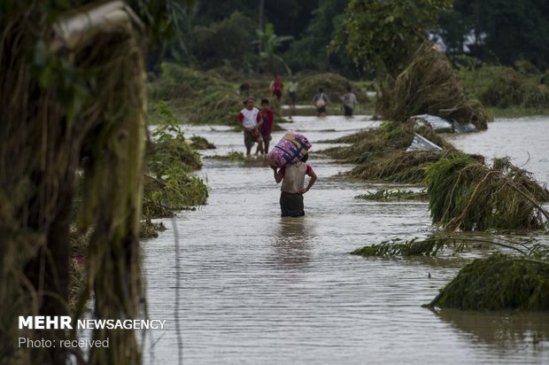 شکستن سد در میانمار‎
