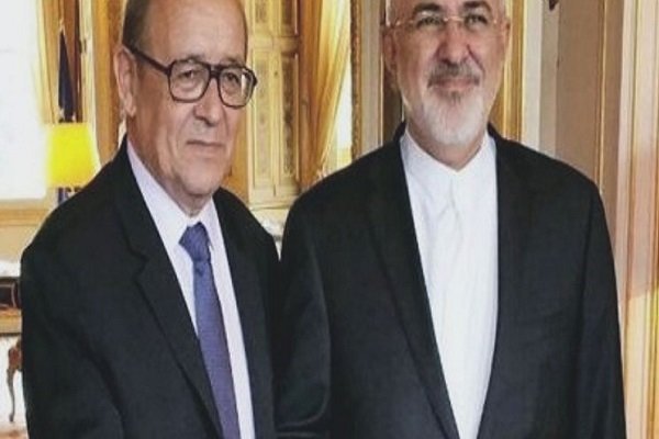 Iranian, French FMs hold meeting in New York