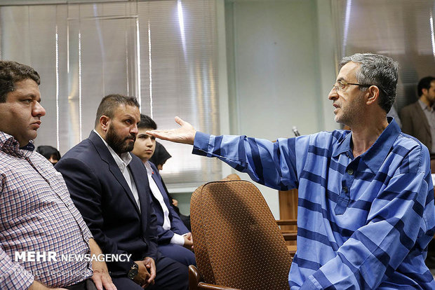 جلسه علنی رسیدگی به اتهامات رحیم مشایی رئیس دفتر رئیس جمهور سابق